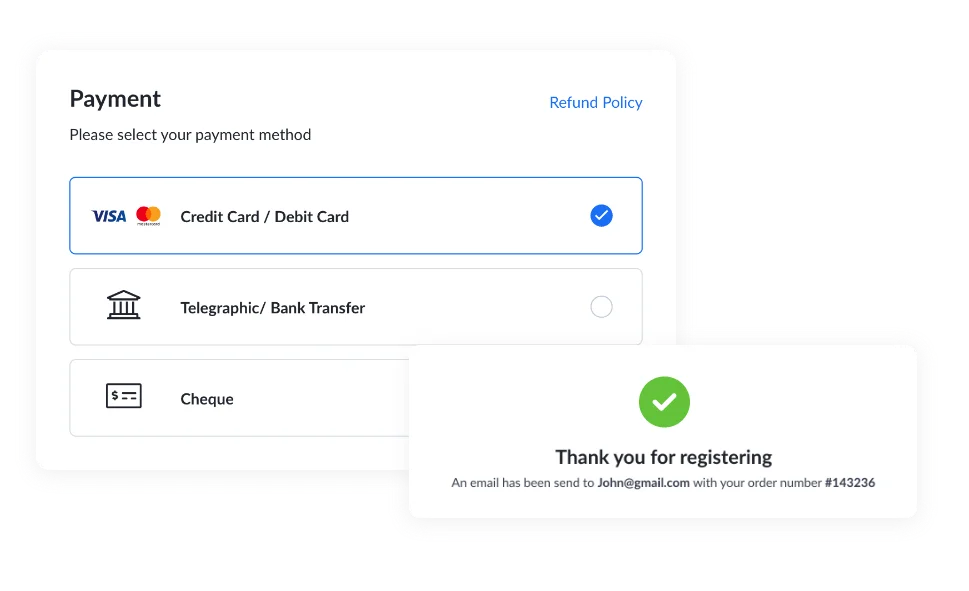 Collect payments with ease