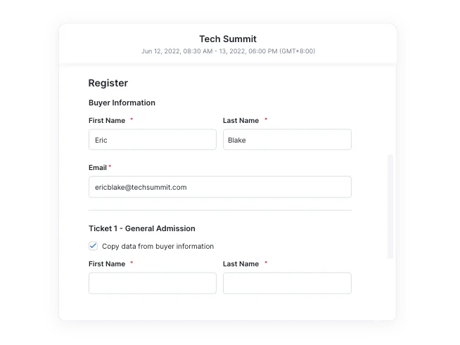 Registration made easy